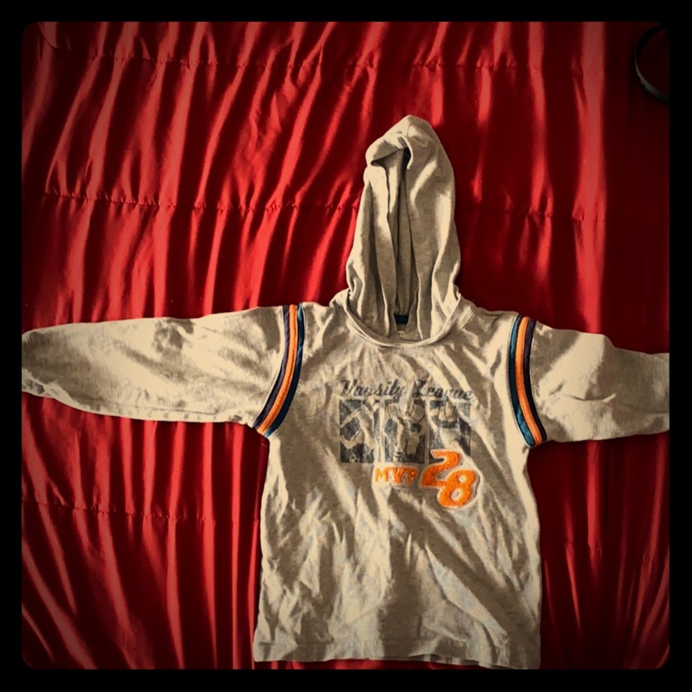 Boys long sleeve varsity league carters  hoodie